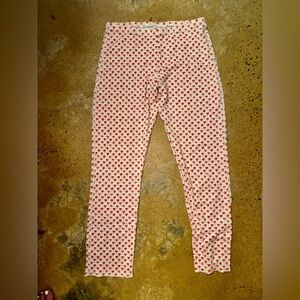 Roller Rabbit Red Heart Pajama Pants size Small